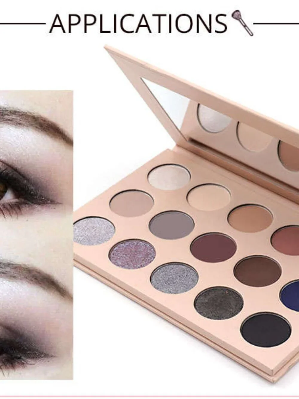 Cali Chic Eyeshadow Palette Celebrity Smoky Cosmetic Make Up